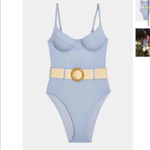WeWoreWhat X Onia one piece bathing suit with cute belt size XS worn once